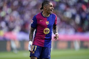 开云-拉菲尼亚：国米在角球方面非常强大 我们要努力在次回合晋级